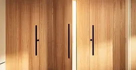 Interior with cabinetry from the Stima collection by Evviva