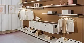 Interior with cabinetry from the Versa collection by Evviva